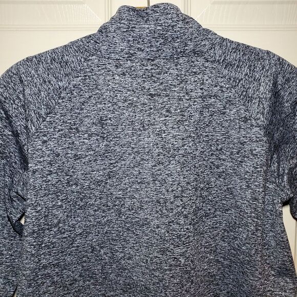 Columbia Kids Heathered Gray Quarter-Zip Pullover Size M - Picture 7 of 10